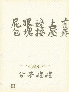 屁眼边上有个硬包块按压疼