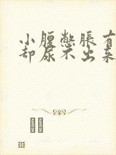 小腹憋胀有尿意却尿不出来