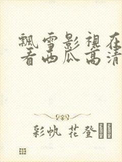 飘雪影视在线观看西瓜高清免费版高