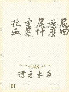 拉完屎擦屁股有血是什么回事