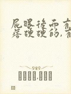 屁眼后面有个疙瘩硬硬的,有点疼