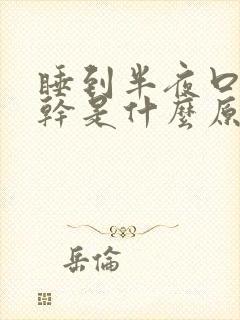 睡到半夜口苦口干是什么原因