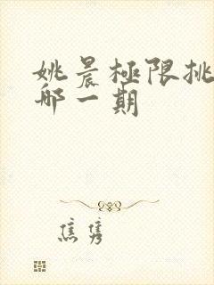 姚晨极限挑战是哪一期