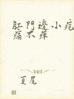 肛门边小疙瘩不痛不痒