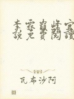 李霖巅峰官场小说免费阅读无弹窗