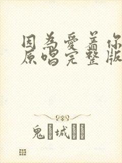 因为爱着你的爱原唱完整版