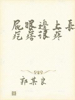 屁眼边上长个硬疙瘩很疼封面