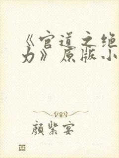 《官道之绝对权力》原版小说