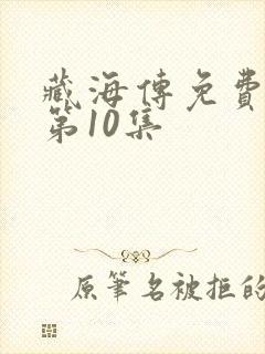 藏海传免费观看第10集