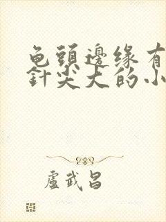 龟头边缘有一颗针尖大的小白肉粒封面