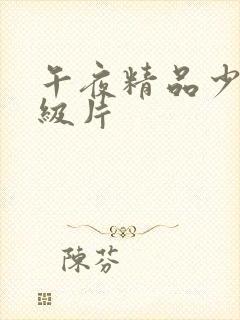 午夜精品少妇一级片