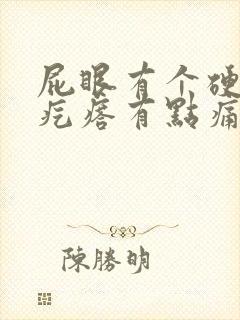 屁眼有个硬硬的疙瘩有点痛