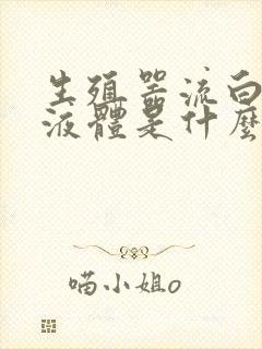 生殖器流白色的液体是什么