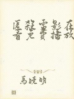 匿杀电影在线观看免费播放封面