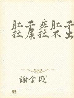 肚子疼肚子胀想拉屎拉不出来怎么回事