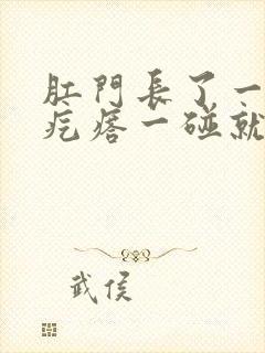 肛门长了一个大疙瘩一碰就疼