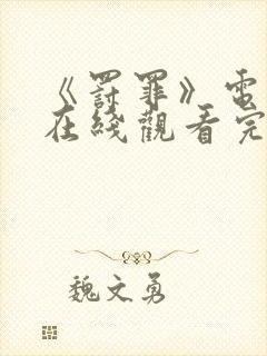 《罚罪》电视剧在线观看完整版封面