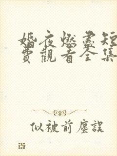 婚夜燃尽短剧免费观看全集完整版