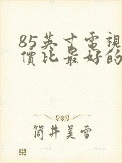 85英寸电视性价比最好的是哪款