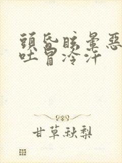 头昏眩晕恶心想吐冒冷汗