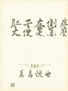 肚子左侧疼还想大便是怎么回事