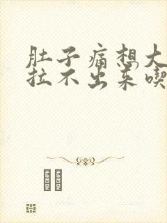 肚子痛想大便又拉不出来吃什么药管用