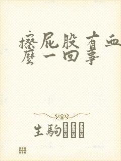 擦屁股有血是怎么一回事封面