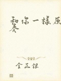 和你一样原版伴奏