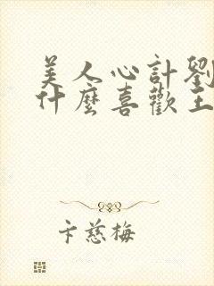 美人心计刘启为什么喜欢王