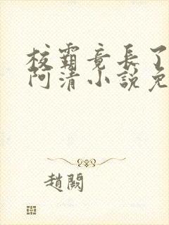 校霸竟长了个批阿清小说免费阅读最