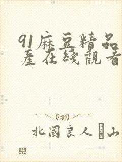 91麻豆精品国产在线观看