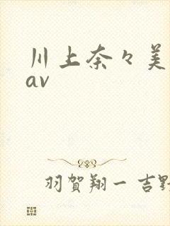 川上奈々美在线av