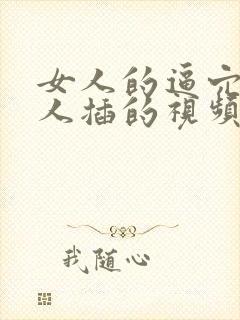 女人的逼穴被男人插的视频