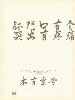 肛门口有个肉球突出有疼痛感是怎么回事