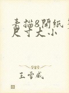 素描8开纸多大尺寸大小