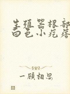 生殖器根部长了白色小疙瘩封面