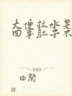 大便拉水是怎么回事肚子不痛