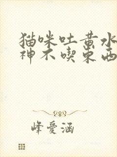 猫咪吐黄水没精神不吃东西封面