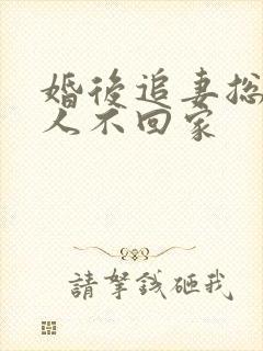 婚后追妻总裁夫人不回家