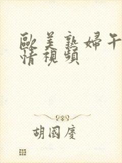 欧美熟妇午夜激情视频