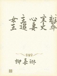 女主心寒离开男主追妻火葬场