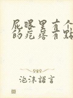 屁眼里有个硬硬的疙瘩有点疼