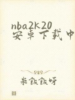 nba2k20安卓下载中文版
