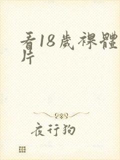 看18岁裸体毛片封面