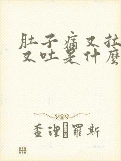 肚子痛又拉肚子又吐是什么原因