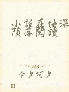 小说在他深情中陨落阅读