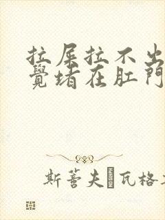 拉屎拉不出来感觉堵在肛门出血了