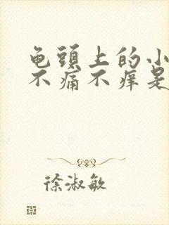 龟头上的小红点不痛不痒是怎么回事