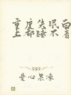 重度失眠白天晚上都睡不着封面