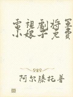 电视剧将军家的小娘子免费完整版封面